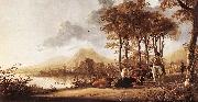 CUYP, Aelbert River Landscape fdgs oil painting artist